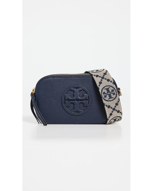 Tory Burch Mini Miller Crossbody Bag in Blue Lyst