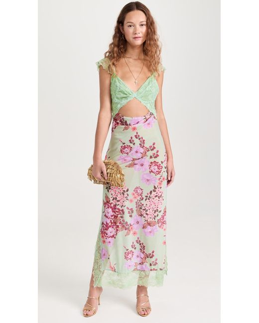 Free People White Free Peope Suddeny Fine Maxi Sip Dress