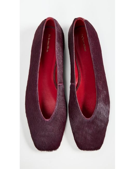 Reformation Red Prudence Ballet Flats