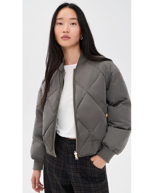 L'Agence Gray Violeta Reversible Puffer