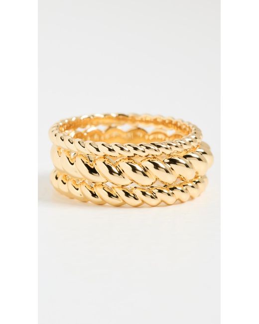 Gorjana Metallic Crew Ring Set