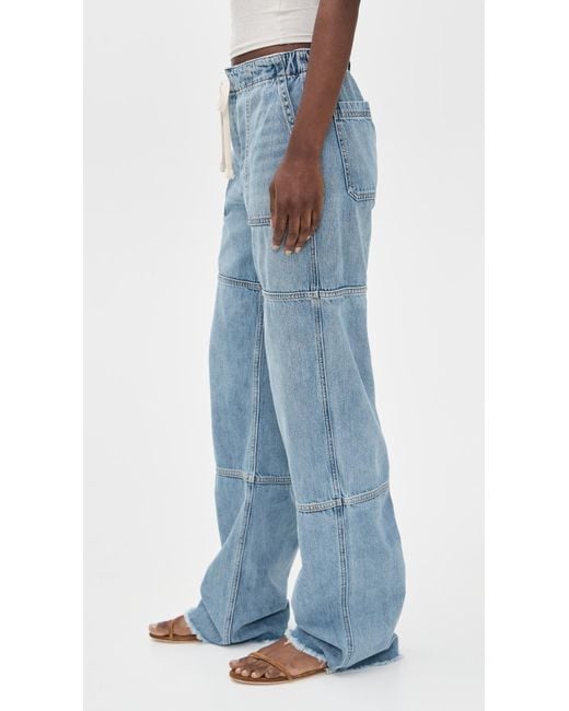 Re/done Blue Beach Pants