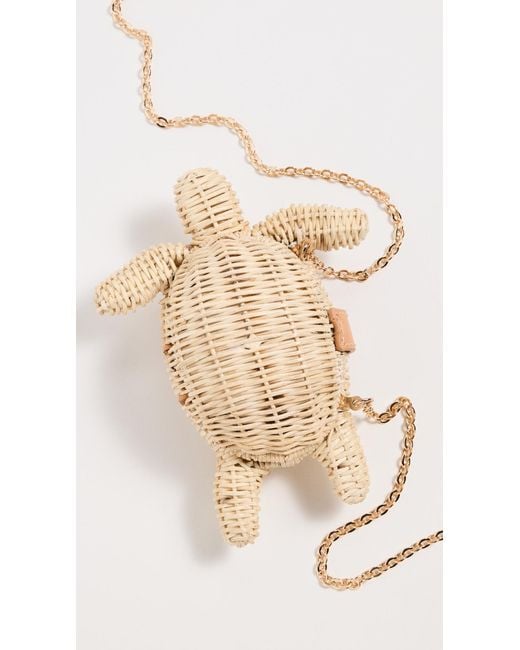 Poolside Natural The Tortoise Mini Clutch