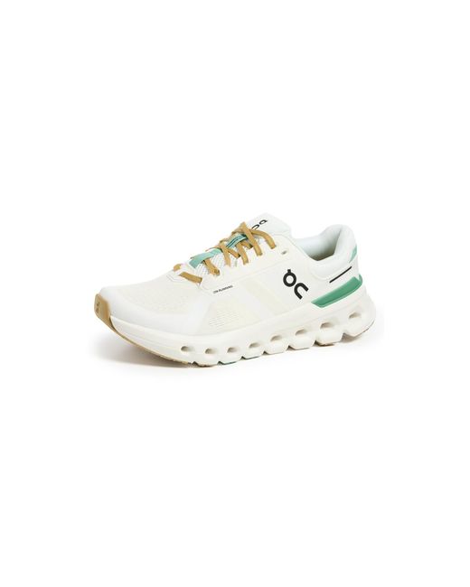 On Shoes White Cloudrunner 2 Sneakers