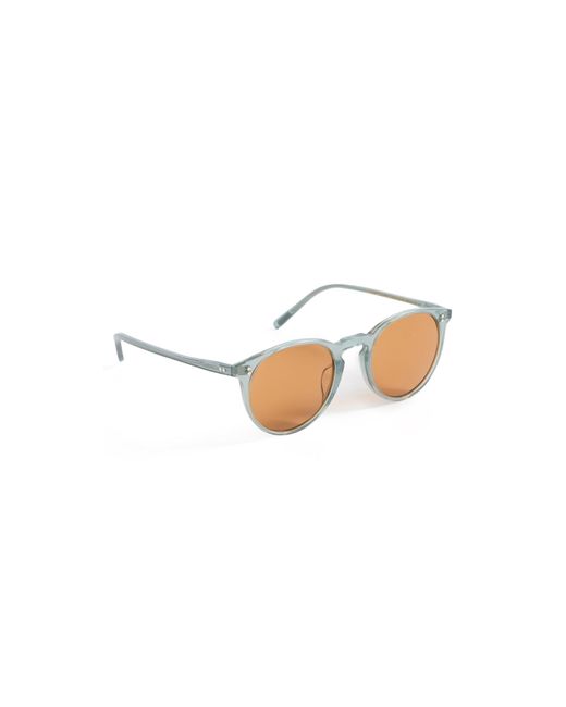 Oliver Peoples Black O'malley Sun Round Sunglasses