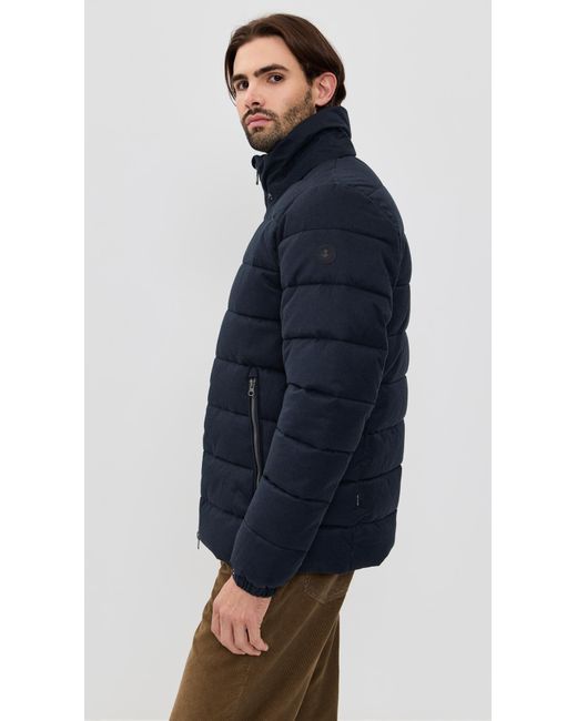 Save The Duck Blue Constantin Wool Jacket for men