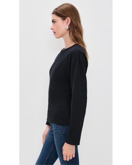 EB DENIM Black Long Sleeve Eero Tee