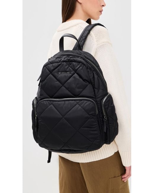 MZ Wallace Black Madison Backpack