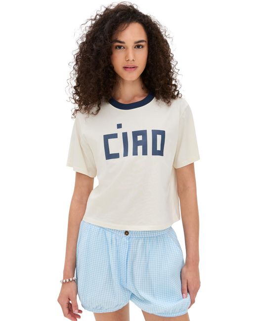 Clare V. White Le Carre Tee