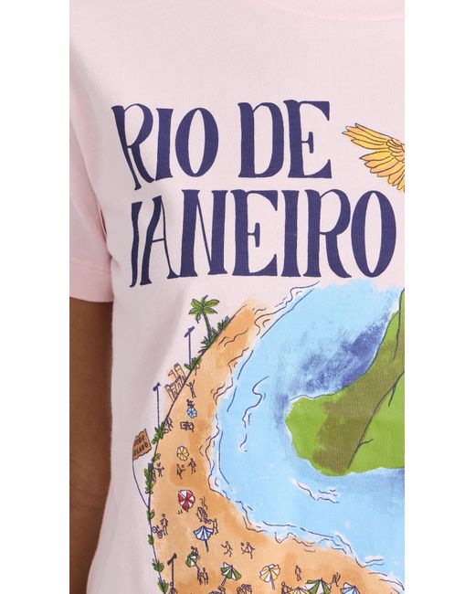 Farm Rio Black Rio De Janeiro Fit T-shirt