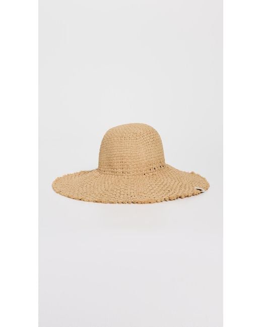 Rag & Bone White Ella Straw Sun Hat