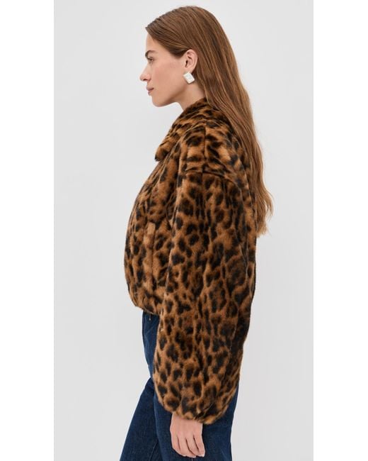 A.L.C. Black A. L.C. Esme Faux Fur Jacket