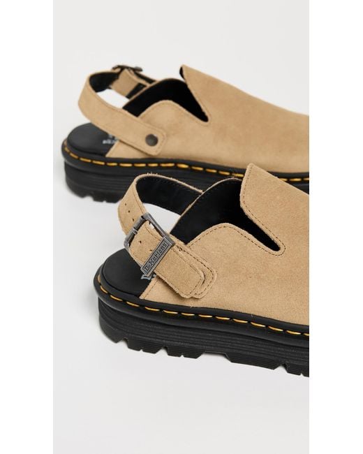 Dr. Martens Black Zebzag Mule Suede Clogs