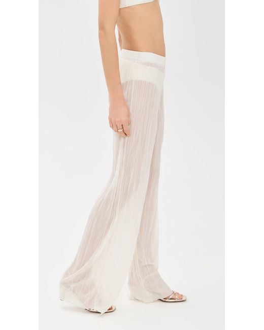 JADE Swim Amaya Pants in Natural | Lyst