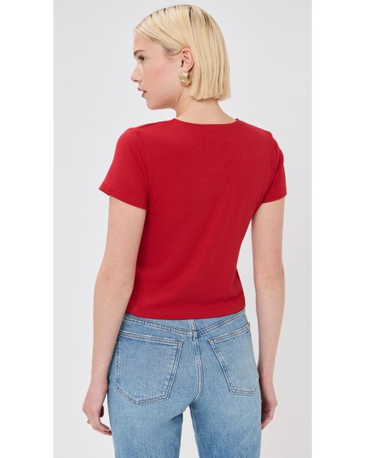 Le Bos Red Eloise Tee