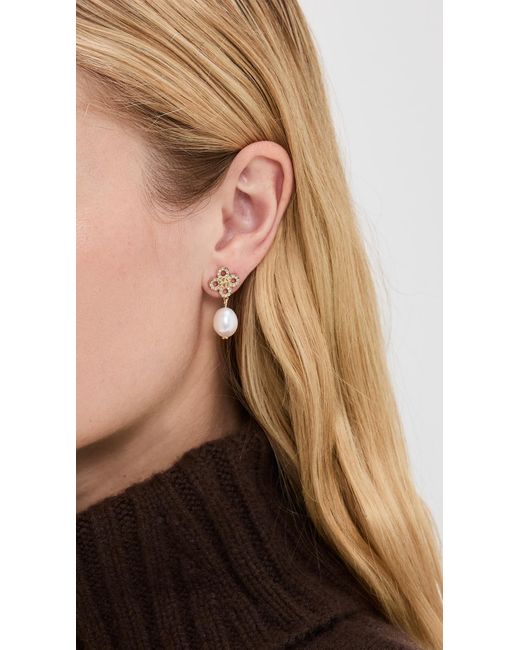 TORY BURCH ピアス KIRA CLOVER PEARL DROP 163716 kira-clover-pearl-drop-earring
