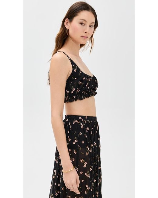 AFRM Black Elke Top