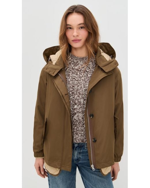 Rag & Bone Brown Taki Convertible Jacket
