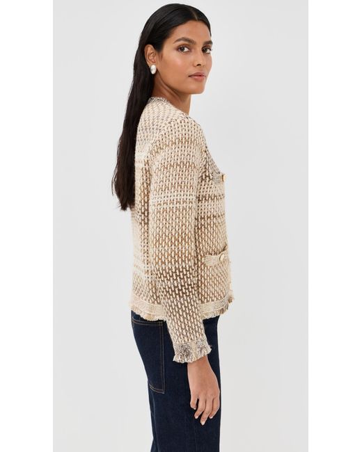 Veronica Beard Blue Sariyah Knit Jacket