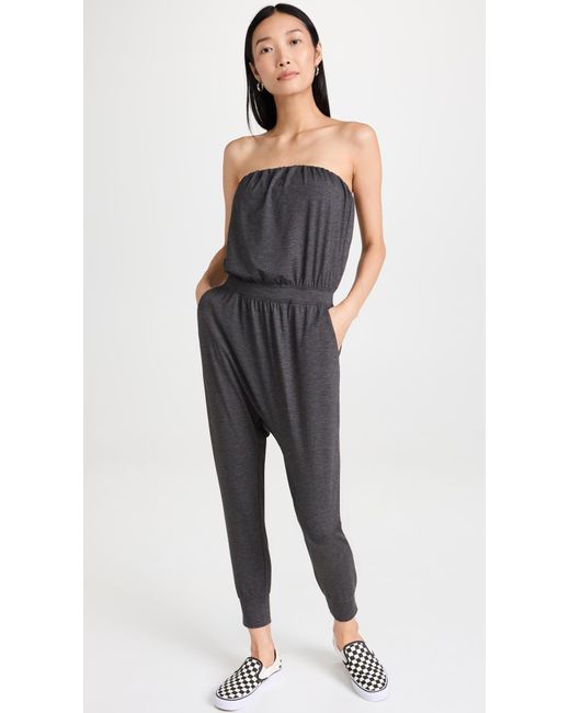 Spiritual Gangster Synthetic Strapless Jumpsuit | Lyst