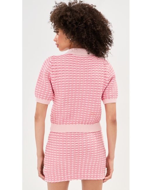 Le Bos Pink Rumi Polo