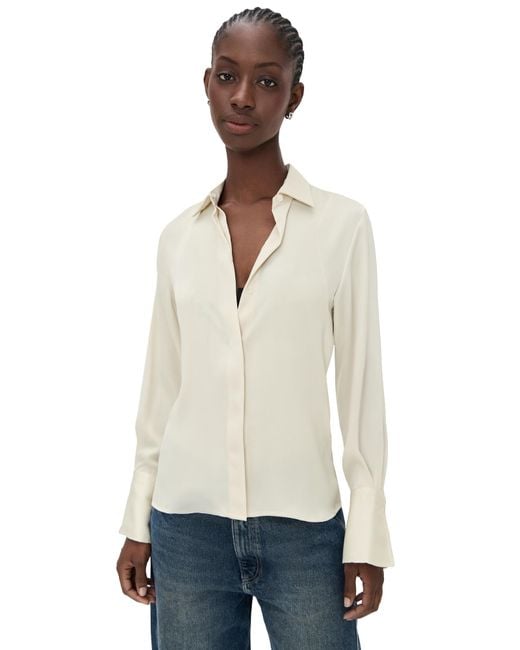 Rag & Bone Natural Venus Combo Cami Blouse