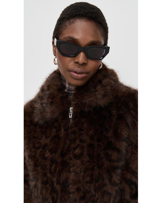 Luv Lou Black The Sutton Sunglasses