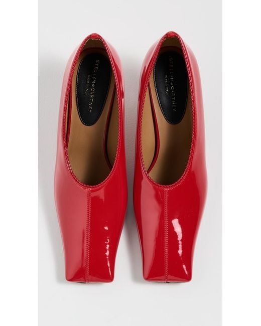 Stella McCartney Red Patent Alter Mat Pumps 60Mm