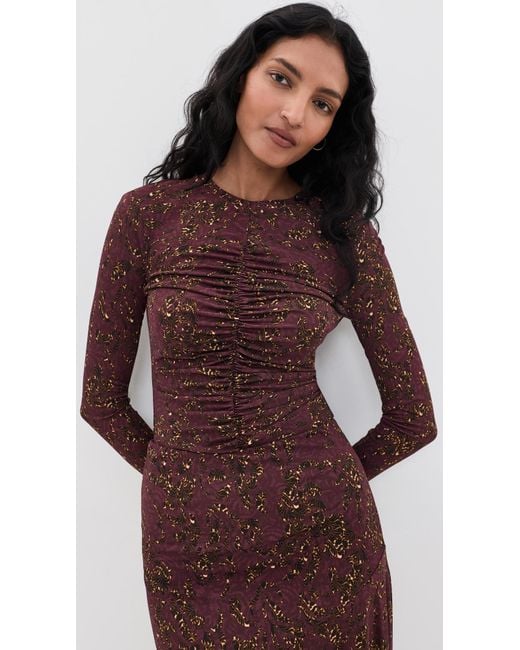 Ulla Johnson Red Asha Jersey Top