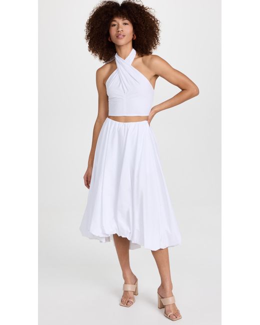 Staud White Kai Top