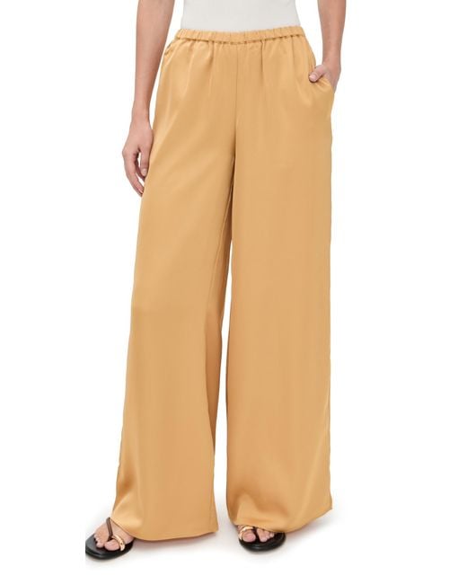 FAVORITE DAUGHTER Natural The Effortless Wide Leg Pants