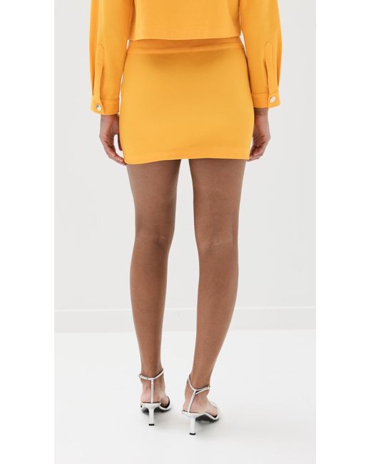 SABLYN Orange Sabyn Emmanuea Twi Miniskirt