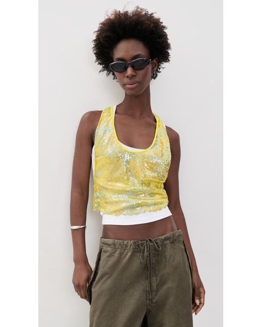 Lioness Black Bare Sequin Cami