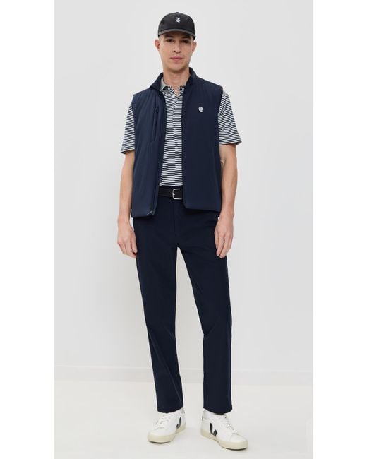 Quiet Golf Blue Monogram Tech Pants for men