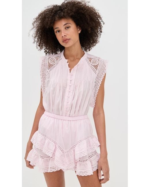 Isabel Marant Pink Gresia Blouse