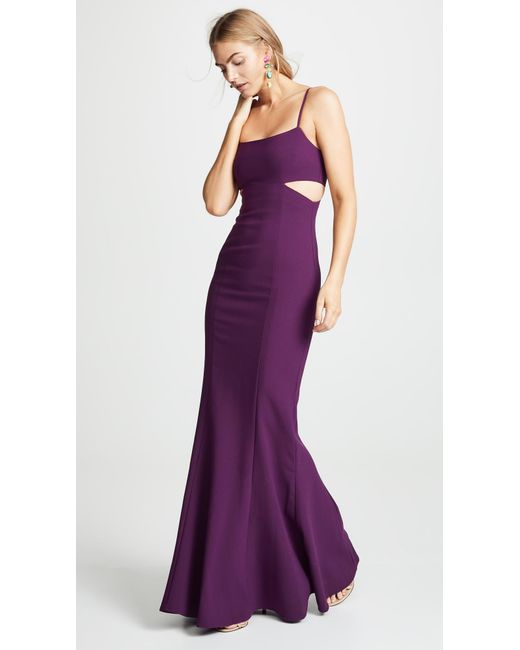 Likely Purple Tamarelli Cutout Gown
