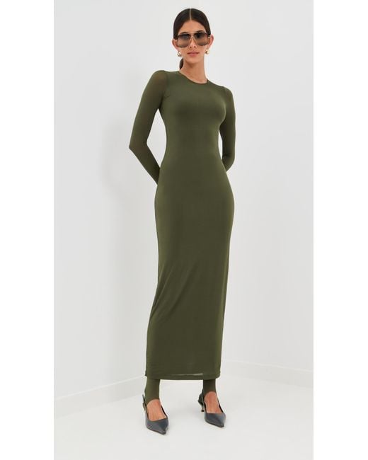 Wardrobe NYC Green Wardrobe. Nyc Sheer Stirrup Leggings