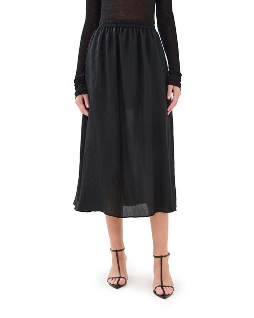 ALIGNE Black Natalie Sheer Skirt