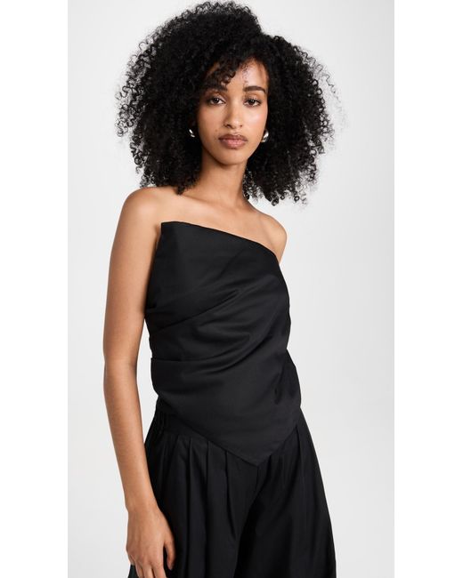 JBQ Black Arlo Strapless Top