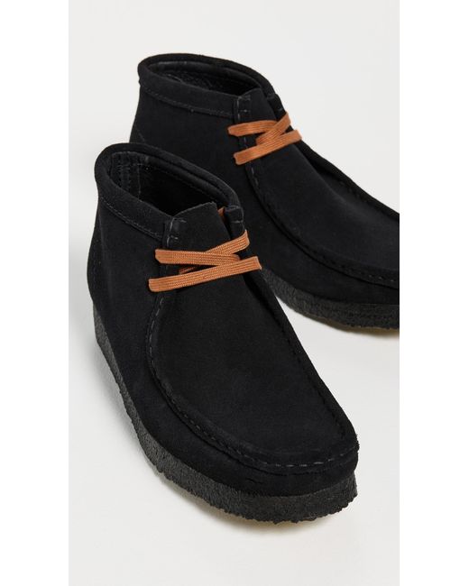 Clarks Black Wallabee Boots
