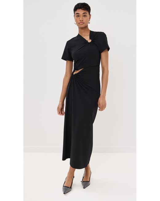 Rabanne Black Long Piercing Dress