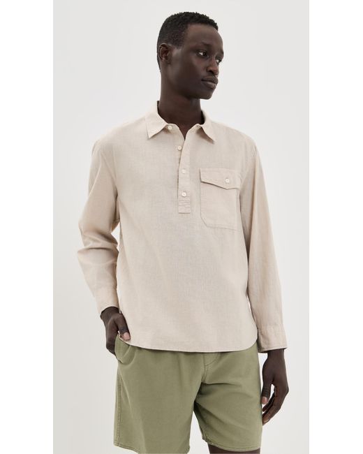 Alex Mill Natural Carter Popover for men