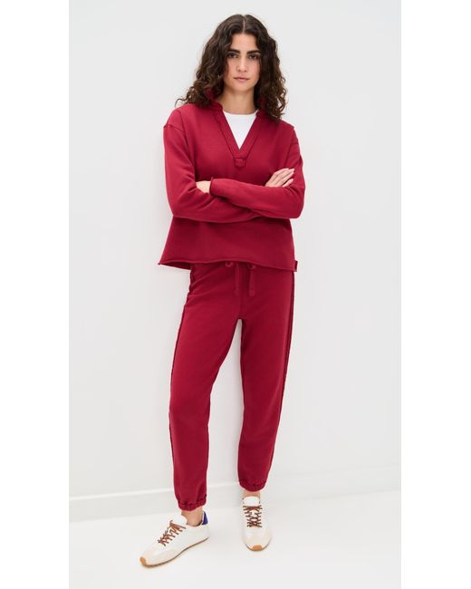 Frank & Eileen Red Patrick Popover Henley