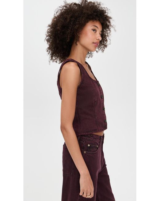 Rag & Bone Red Poppy Top