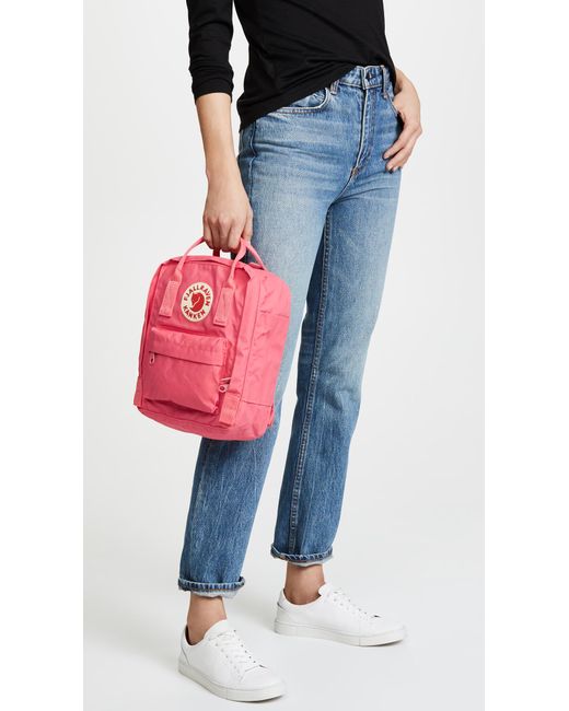 Fjallraven Kanken Mini Backpack in Peach Pink (Pink) - Lyst