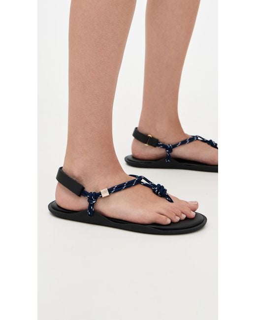 FLOWZE Black Flo Rope Sandals