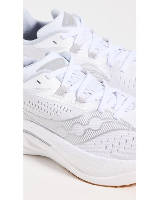 Saucony White Endorphin Speed Sneakers