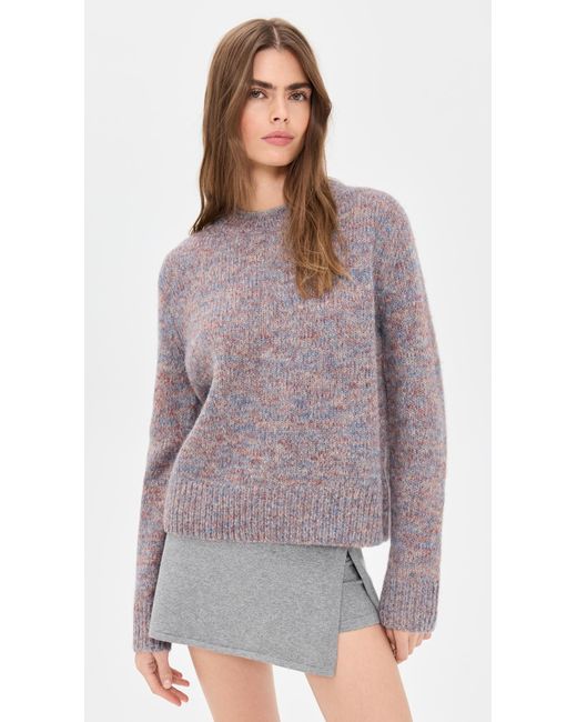 Vince Purple Marled Crew Neck