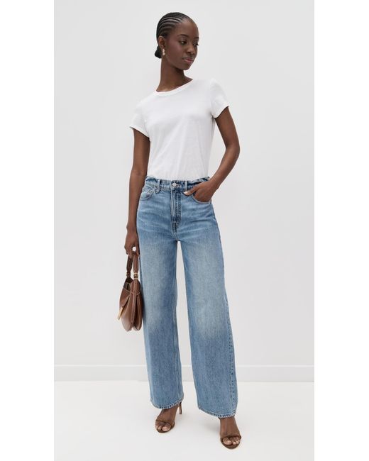 GOOD AMERICAN Blue Good Standard Baggy Jeans