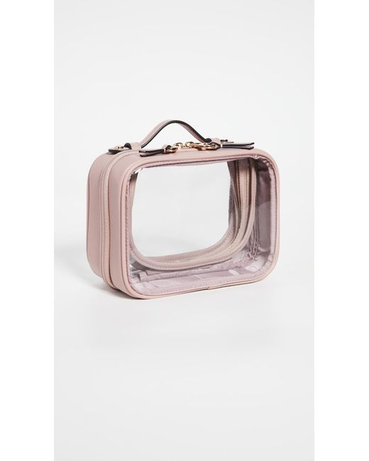 CALPAK Black Mini Clear Cosmetic Case